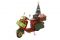 Kasanova. Scooter, decorazione di Natale in metallo. Misure: 7x16x17,5. Solida e resistente e può essere collocata su librerie, tavolini o mensole. Prezzo: Euro 27,90.