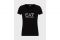 Armani EA7. T-shirt in jersey stretch con maxi-logo. Il modello è caratterizzato dallo scollo tondo, dalla stampa logata sul fondo e dalle maniche corte. Prezzo: euro 60,00.