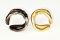 dettaglidattimi. Collezione Infinito. San Valentino 2021. A dx, anello in bronzo giallo realizzato con la tecnica di microfusione in cera persa, fatto in mano in Italia, per Lei. A sx, anello in bronzo brunito realizzato con la tecnica della microfusione in cera persa, fatto mano in Italia, per Lui. Prezzo: su richiesta.