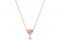 Swarovski. Collezione Lifelong Heart. Pendente con catenina placcato ora rosa e bianco, placcato rodio. Lunghezza catenina: 38 cm. Dimensione pendente: 1.5x0.8 cm. Prezzo: euro 79,00.