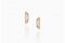 Atelier VM. Collezione Valentina. Orecchini. Oro giallo 18kt. Diamanti bianchi 0,055 ct per orecchino. Prezzo: euro 260,00 cad.