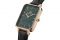 Daniel Wellington. Quadro Pressed Sheffield. Orologio con cassa rettangolare, realizzato in acciaio inossidabile con doppia placcatura. Finitura disponibile in argento o placcato oro rosa. Quadrante: green. Meccanismo: Japanese Quartz Movement. Cinturino: in pelle nero. Prezzo: euro 149,00.
