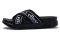 Ellesse. Sandalo Denso Cross da donna nero/bianco. Suola spessa e rigata e cinturini, con logo, incrociati. Sottopiede a compressione Prezzo: euro 40,00.