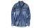 Gas. Modello Kant. Camicia in jeans, da uomo, elasticizzata. Denim leggero 5 oz 1/2 red cast indaco tessuto realizzato con filati pettinati. Lavaggio tono medio chiaro con aspetto mosso. Prezzo: euro 99,90.