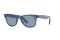 Luxottica Group. Ray-Ban. RB2140 Wayfarer. Capsule Collection True Blue. Montatura blu trasparente e lenti dello stesso colore. Prezzo: euro 145,00.