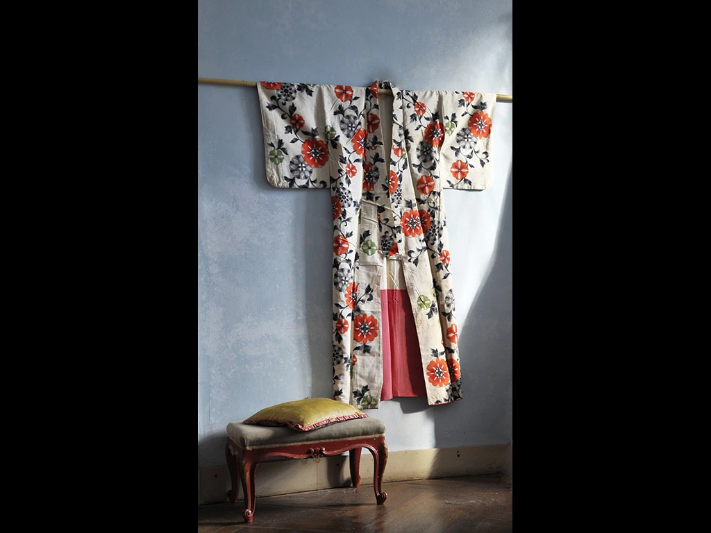 les papillons by lacomune collezione 2018 kimono arazzo