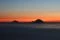 Isole Eolie. Isola di Alicudi al tramonto (foto Regione Sicilia)