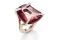 Mattioli. Anello della collezione “Puzzle” in oro rosa con diamanti bianchi e madreperla intercambiabile.