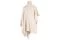 Abstract Scarf. La mantella Burro, dal collo alto, può essere indossata anche come pull over. In maglia misto cashmere/lana.
