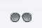 Dior. Gli occhiali da sole “DiorDirection1” si caratterizzano per l'originale design dalle linee grafiche, basato sulla complementarietà delle forme rotonde e quadrate.