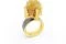 Artistar Jewels 2019. Doris Gabrielli, diamante grezzo, anello, oro giallo e nero, diamante, 2017.