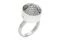 Artistar Jewels 2019. Essemgé, Mesh Cone Ring, anello, reti industriali in alluminio e argento, 2017.