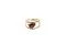 Vu Elle Lab. Collezione Minimal. Drop Ring. Anello in Oro 9 Kt. Realizzato a mano in Italia. Pietra: Rodolite. Prezzo: euro 150,00.