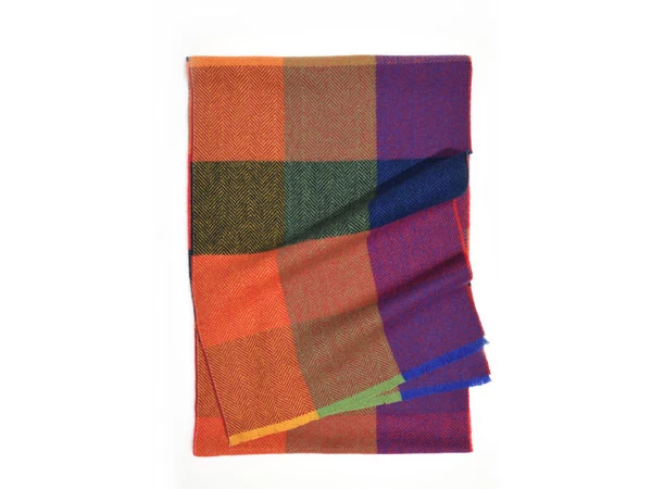 Abstract scarf Sciarpa Lana Cashmere San Valentino 2023 1