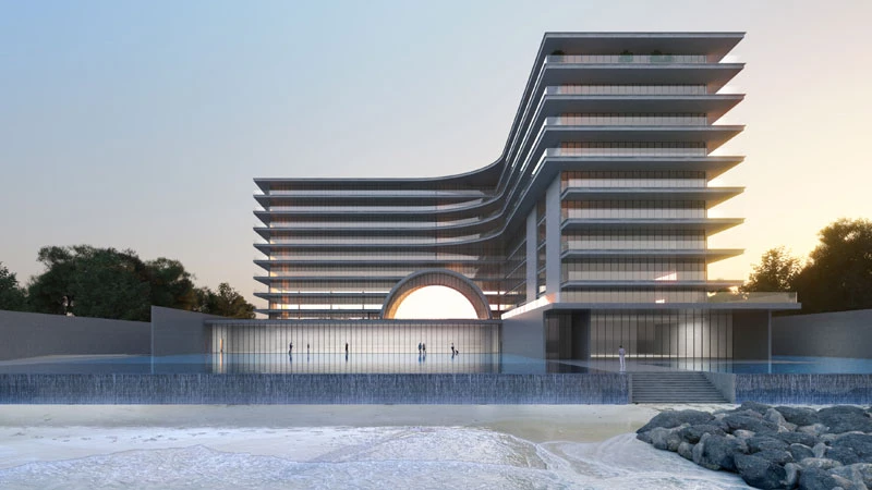 Complesso residenziale extralusso a Dubai Giorgio Armani e Tadao Ando