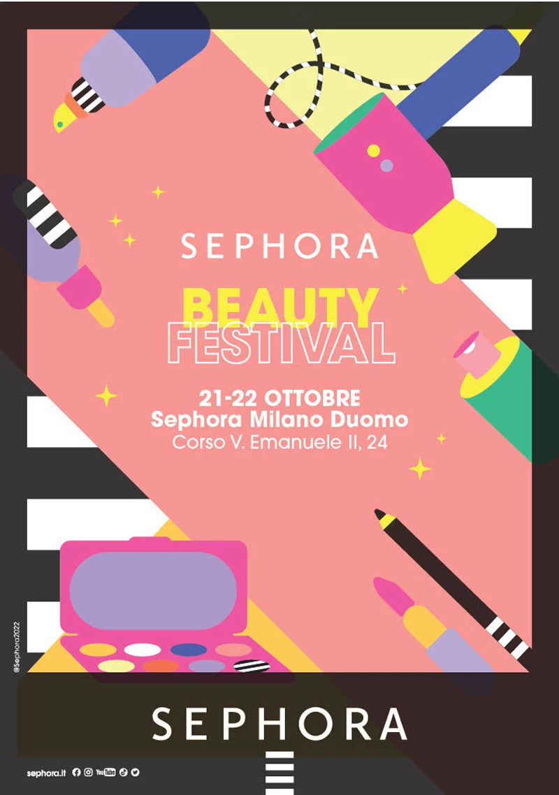 Beauty Festival di Sephora Milano Duomo 2022