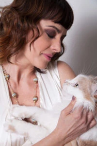 La stilista romana Laura Azzariti, fondatrice del brand “Princess Handle With Care”.