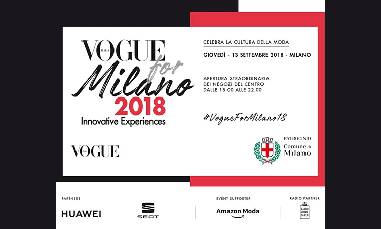 Vogue for Milano 13 settembre 2018